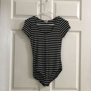 Striped Bodysuit